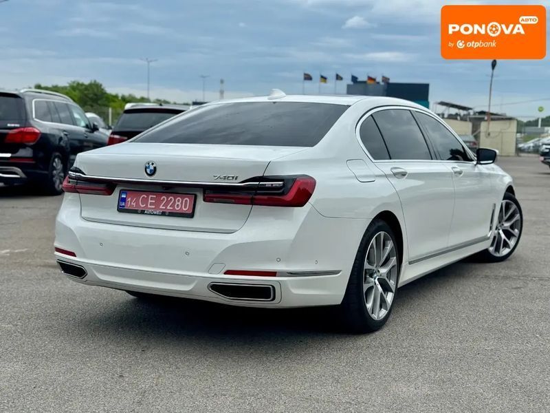 BMW 7 Series, 2021 р., Бензин, 73 тис. км, Седан, Білий, Львів AT-10399851 фото
