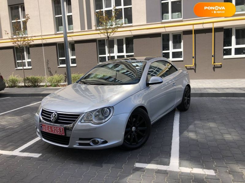 Volkswagen Eos, 2008, Бензин, 2 л., 294 тис. км, Кабріолет, Сірий, Київ Cars-Pr-66555 фото