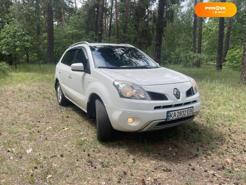 Renault Koleos, 2008, Дизель, 2 л., 291 тис. км, Позашляховик / Кросовер, Білий, Київ Cars-Pr-67029 фото