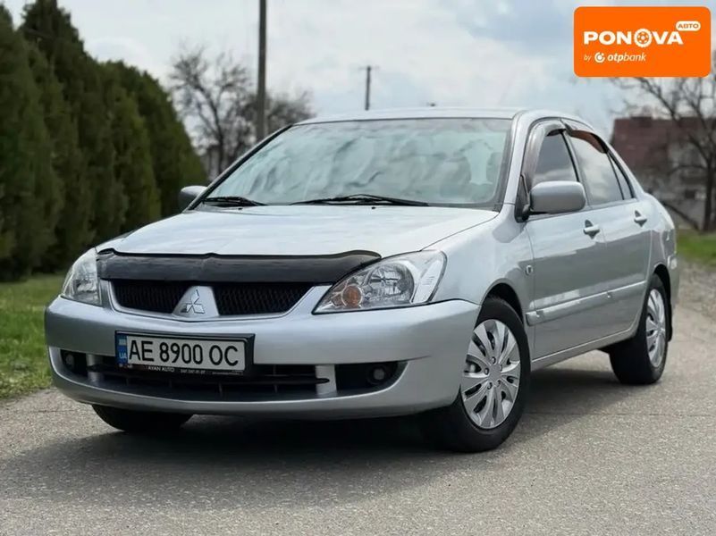 Mitsubishi Lancer, 2007 р., Бензин, 205 тис. км, Седан, Сірий, Дніпро (Дніпропетровськ) AT-10417117 фото