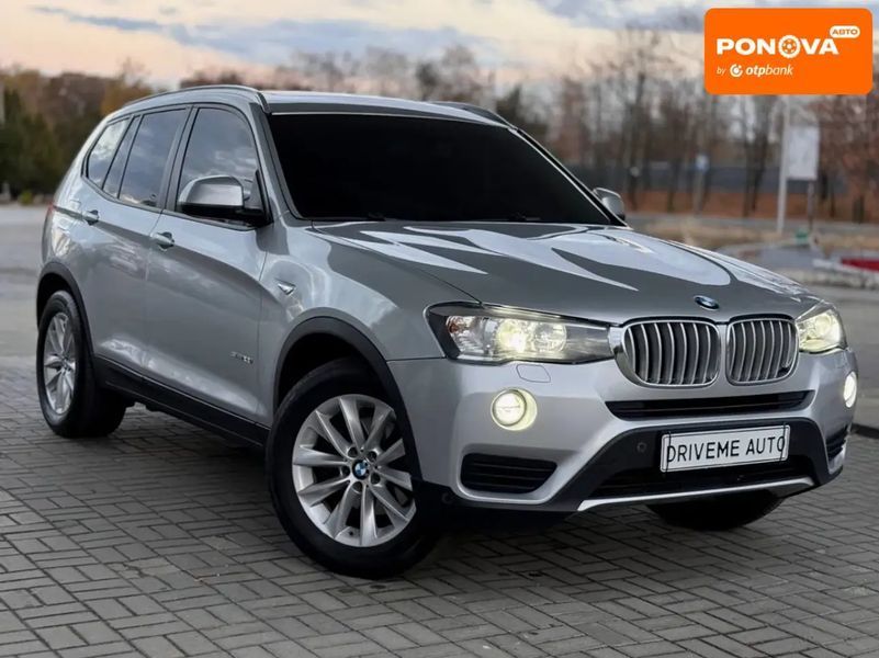 BMW X3, 2017 р., Бензин, 186 тис. км, Позашляховик / Кросовер, Сірий, Дніпро (Дніпропетровськ) AT-10404170 фото