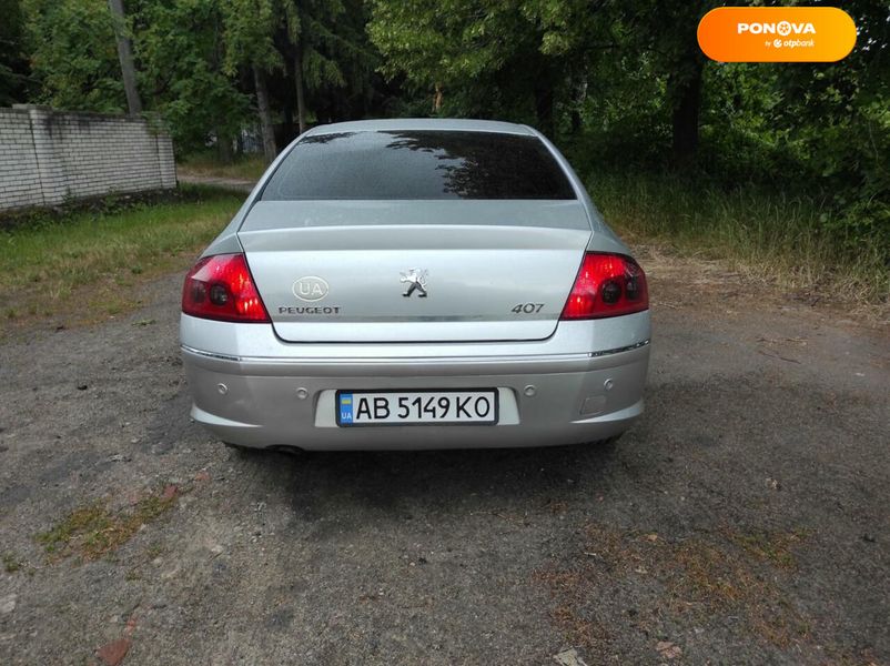 Peugeot 407, 2006, Дизель, 2.72 л., 210 тыс. км, Седан, Серый, Жмеринка Cars-Pr-64727 фото