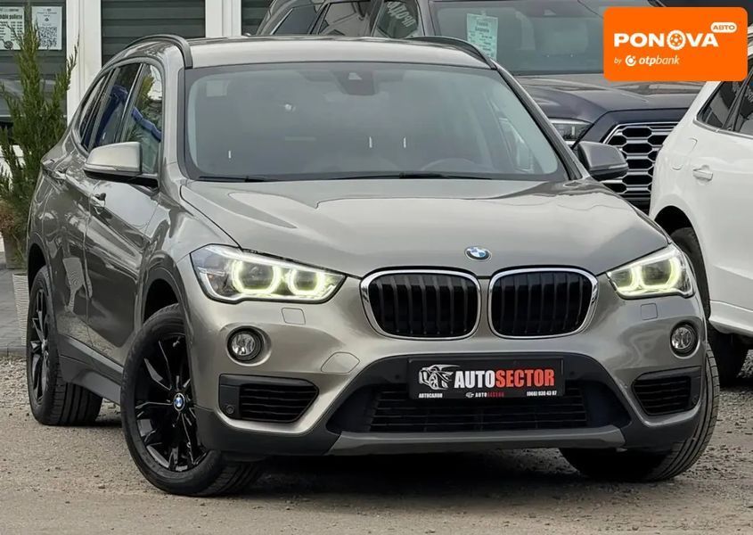BMW X1, 2018 р., Бензин, 107 тис. км, Позашляховик / Кросовер, Коричневий, Харків AT-10402843 фото