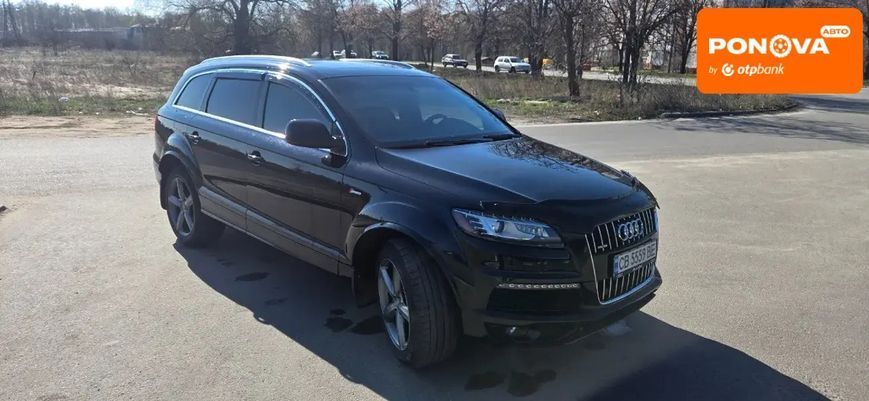 Audi Q7, 2014 г., Бензин, 296 тыс. км, Внедорожник / Кроссовер, Чорный, Чернигов AT-10415914 фото
