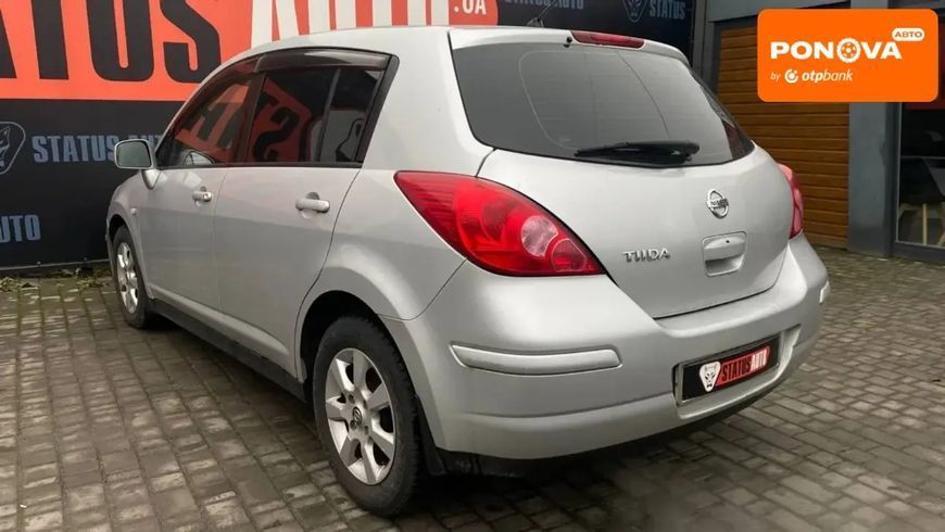 Nissan TIIDA, 2008 р., Бензин, 216 тис. км, Хетчбек, Сірий, Вінниця AT-10407376 фото
