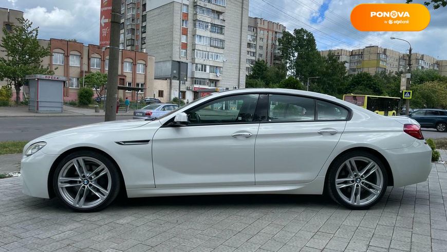 BMW 6 Series Gran Coupe, 2014, Бензин, 2.98 л., 80 тис. км, Купе, Білий, Львів 45217 фото