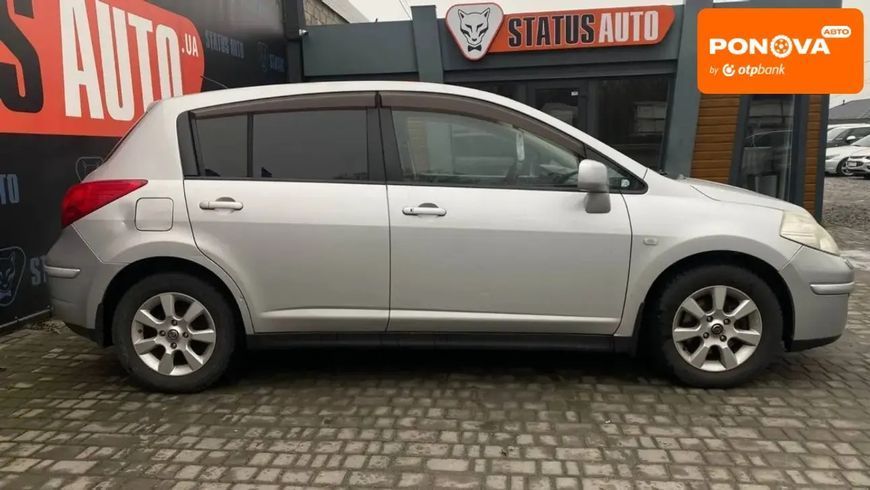 Nissan TIIDA, 2008 р., Бензин, 216 тис. км, Хетчбек, Сірий, Вінниця AT-10407376 фото
