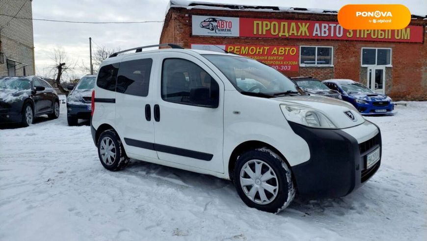 Peugeot Bipper, 2011, Дизель, 1.3 л., 323 тыс. км, Минивен, Белый, Смела 10914 фото