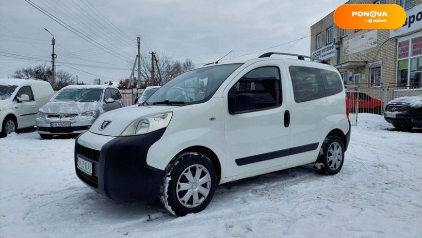 Peugeot Bipper, 2011, Дизель, 1.3 л., 323 тыс. км, Минивен, Белый, Смела 10914 фото