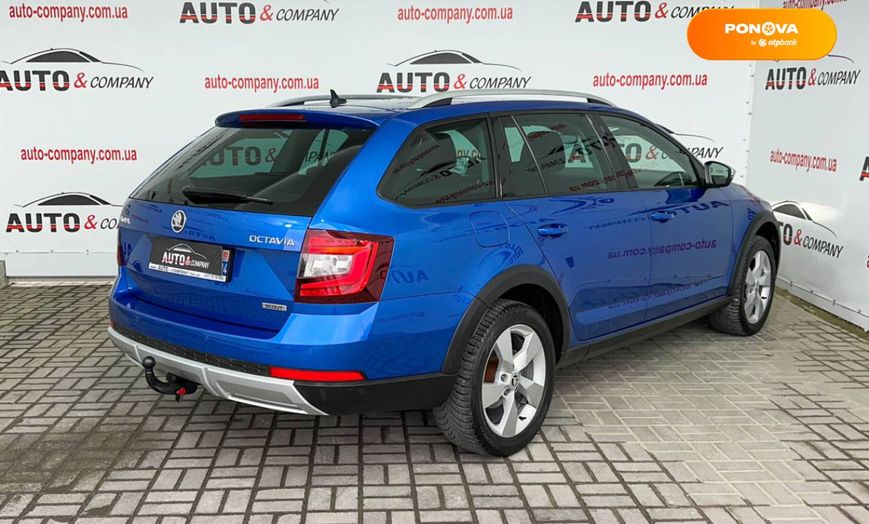 Skoda Octavia Scout, 2018, Дизель, 2 л., 151 тис. км, Універсал, Синій, Львів 38531 фото