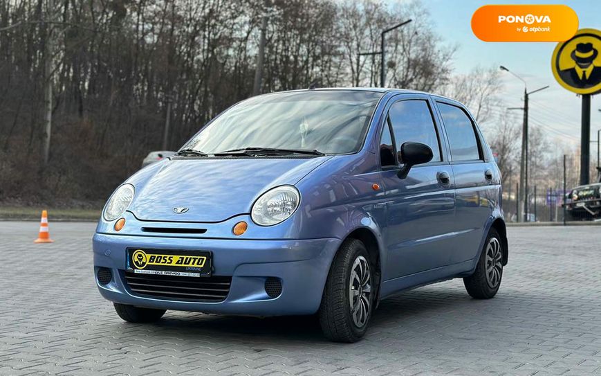 Daewoo Matiz, 2008, Бензин, 0.8 л., 47 тис. км, Хетчбек, Синій, Чернівці 21722 фото