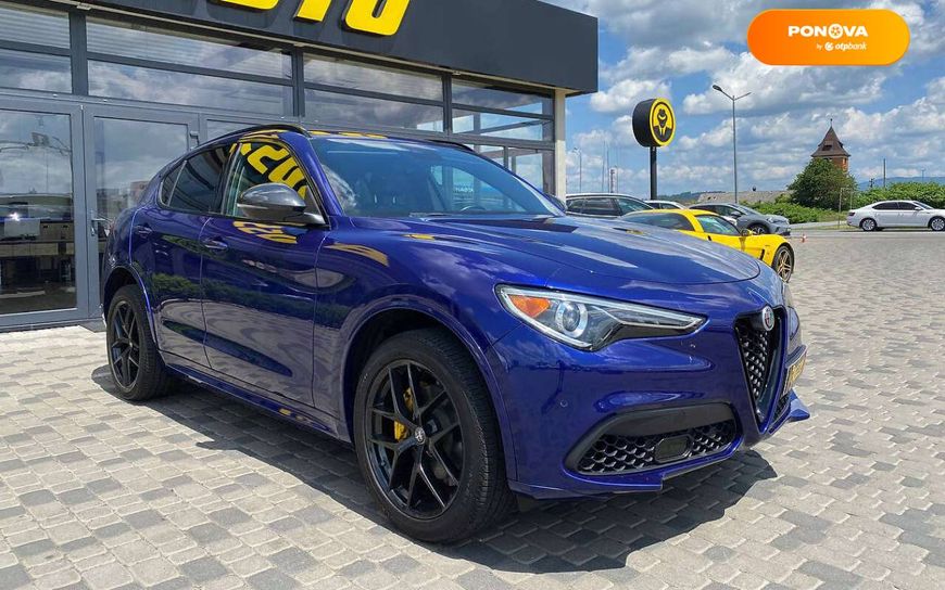 Alfa Romeo Stelvio, 2020, Бензин, 2 л., 9 тис. км, Позашляховик / Кросовер, Синій, Мукачево 43461 фото