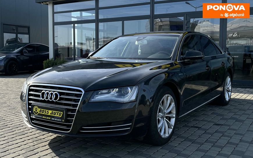 Audi A8, 2013, Дизель, 2.97 л., 375 тис. км, Седан, Чорний, Мукачево 14348 фото