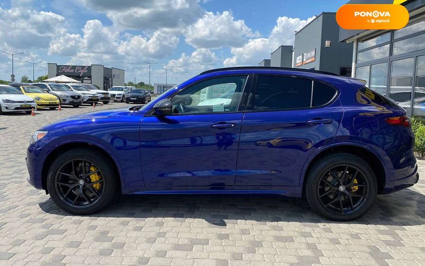 Alfa Romeo Stelvio, 2020, Бензин, 2 л., 9 тис. км, Позашляховик / Кросовер, Синій, Мукачево 43461 фото