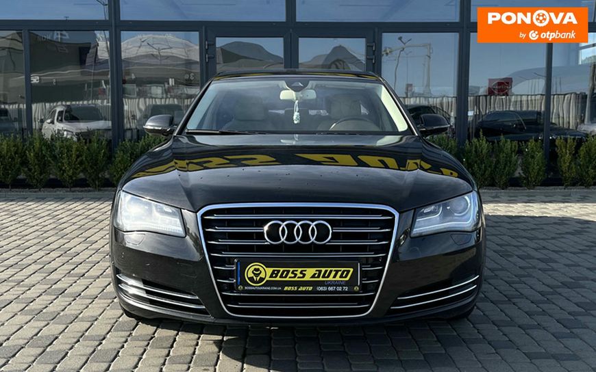 Audi A8, 2013, Дизель, 2.97 л., 375 тис. км, Седан, Чорний, Мукачево 14348 фото