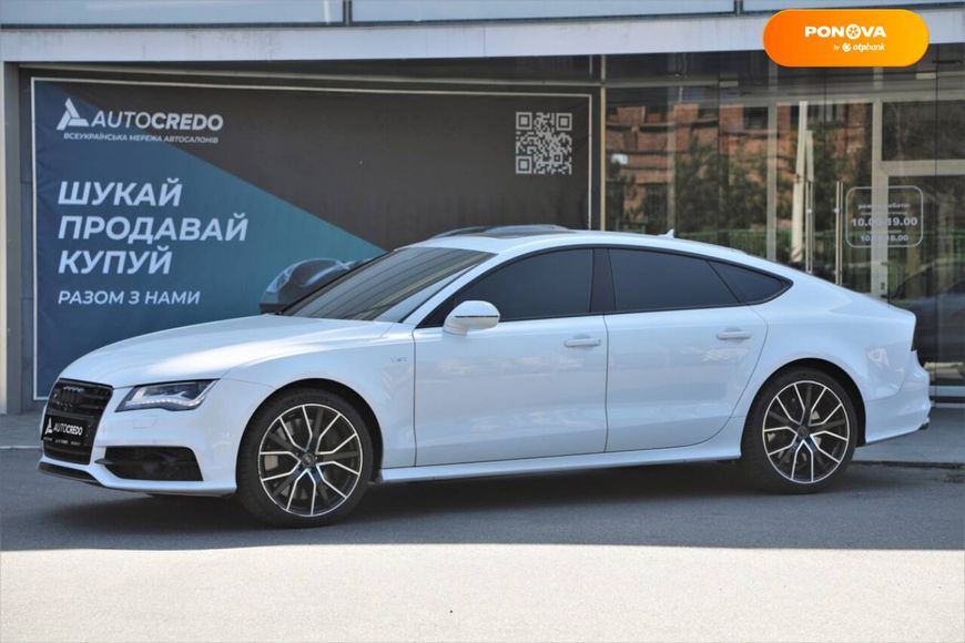 Audi S7 Sportback, 2014, Бензин, 3.99 л., 149 тис. км, Ліфтбек, Білий, Харків 41972 фото