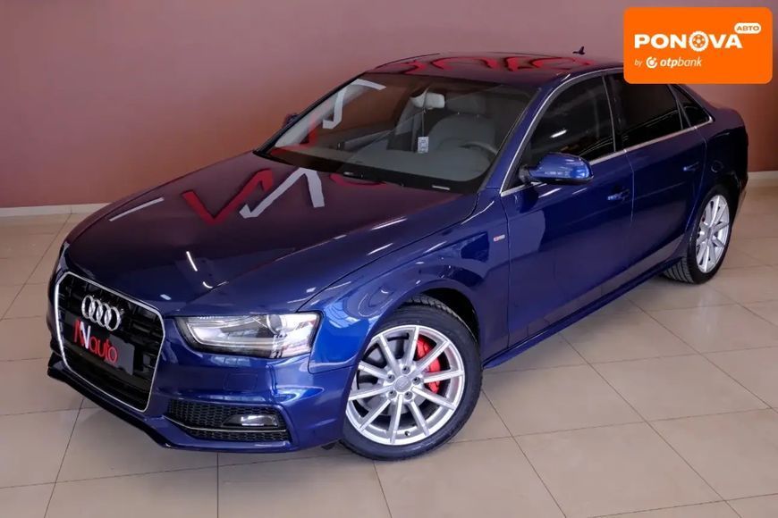 Audi A4, 2013 р., Бензин, 130 тис. км, Седан, Синій, Одеса AT-10418457 фото