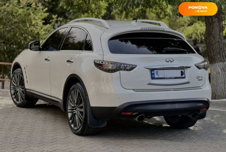 Infiniti QX70, 2017, Бензин, 3.7 л., 140 тис. км, Позашляховик / Кросовер, Білий, Одеса Cars-Pr-64493 фото