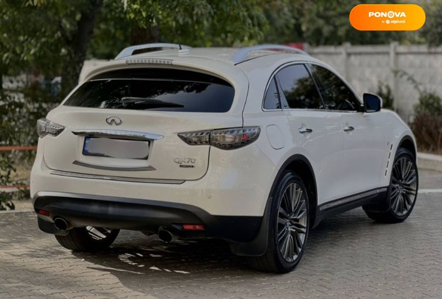 Infiniti QX70, 2017, Бензин, 3.7 л., 140 тис. км, Позашляховик / Кросовер, Білий, Одеса Cars-Pr-64493 фото