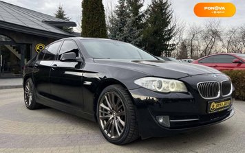 BMW 5 Series, 2010, Бензин, 4.39 л., 132 тис. км, Седан, Чорний, Львів 22347 фото