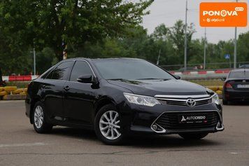 Toyota Camry, 2015 г., Газ пропан-бутан / Бензин, 202 тыс. км, Седан, Чорный, Киев AT-10417379 фото