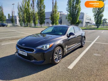 Kia Stinger, 2018, Бензин, 2 л., 67 тис. км, Фастбек, Сірий, Київ Cars-Pr-151323 фото