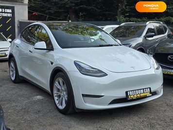 Tesla Model Y, 2021, Електро, 52 тыс. км, Внедорожник / Кроссовер, Белый, Львов 111110 фото