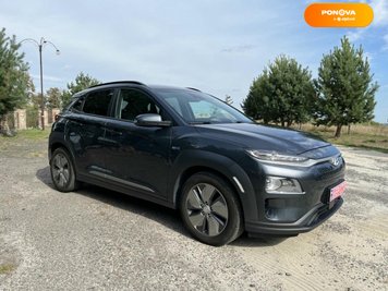 Hyundai Kona, 2018, Електро, 66 тис. км, Позашляховик / Кросовер, Сірий, Рівне Cars-Pr-248532 фото