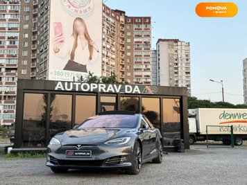 Tesla Model S, 2018, Електро, 75 тис. км, Ліфтбек, Сірий, Київ 110186 фото