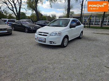 Chevrolet Aveo, 2008 р., Газ пропан-бутан / Бензин, 271 тис. км, Седан, Білий, Кам'янське (Дніпродзержинськ) AT-10416654 фото