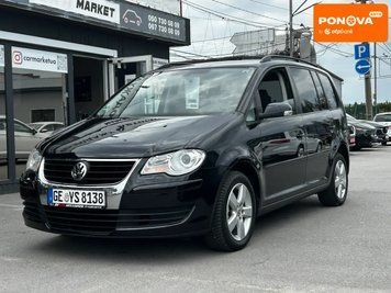 Volkswagen Touran, 2007 р., Газ пропан-бутан / Бензин, 220 тис. км, Мінівен, Чорний, Житомир AT-10417909 фото