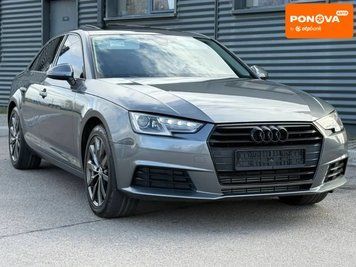 Audi A4, 2018 р., Бензин, 99 тис. км, Седан, Сірий, Дніпро (Дніпропетровськ) AT-10415307 фото