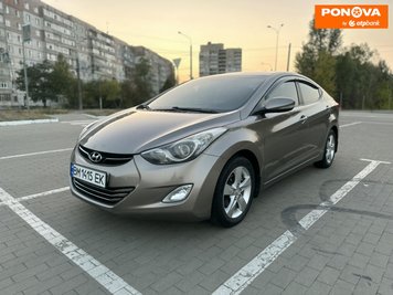 Hyundai Elantra, 2012, Газ пропан-бутан / Бензин, 1.8 л., 172 тис. км, Седан, Коричневий, Суми Cars-Pr-276863 фото