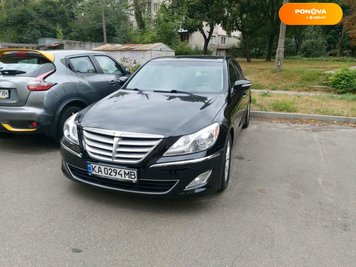 Hyundai Genesis, 2013, Бензин, 3.78 л., 215 тис. км, Седан, Чорний, Київ Cars-Pr-228225 фото