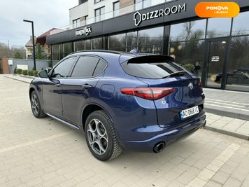 Alfa Romeo Stelvio, 2017, Бензин, 2 л., 220 тис. км, Позашляховик / Кросовер, Синій, Ужгород Cars-Pr-229058 фото