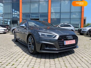 Audi S5, 2018, Бензин, 3 л., 110 тыс. км, Купе, Серый, Львов 106883 фото
