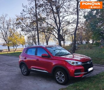 Chery Tiggo 4, 2022, Бензин, 1.5 л., 13 тис. км, Позашляховик / Кросовер, Червоний, Київ Cars-Pr-276964 фото