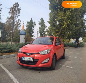 Hyundai i20, 2013, Газ пропан-бутан / Бензин, 1.2 л., 159 тис. км, Хетчбек, Червоний, Кременчук Cars-Pr-239455 фото