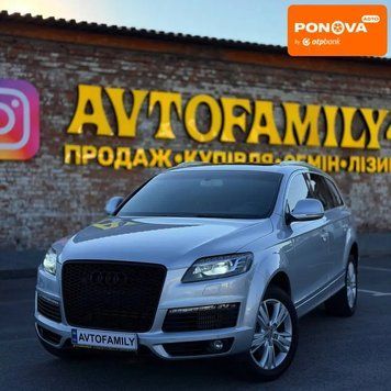 Audi Q7, 2009 р., Дизель, 178 тис. км, Позашляховик / Кросовер, Сірий, Дніпро (Дніпропетровськ) AT-10423391 фото