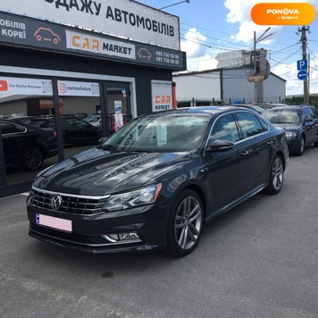 Volkswagen Passat B8, 2017, Бензин, 1.8 л., 222 тис. км, Седан, Сірий, Житомир 114903 фото