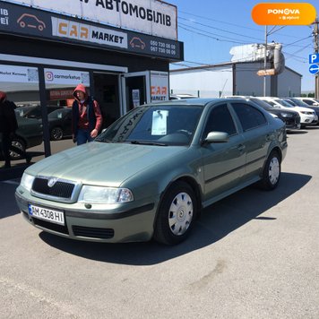 Skoda Octavia Tour, 2002, Бензин/Газ, 1.6 л., 276 тис. км, Седан, Зелений, Житомир 47219 фото