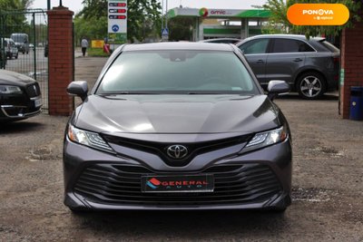 Toyota Camry, 2018, Газ пропан-бутан / Бензин, 2.49 л., 73 тис. км, Седан, Сірий, Одеса 40068 фото