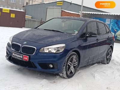 BMW 2 Series Active Tourer, 2016, Дизель, 2 л., 219 тис. км, Мікровен, Синій, Харків 27718 фото