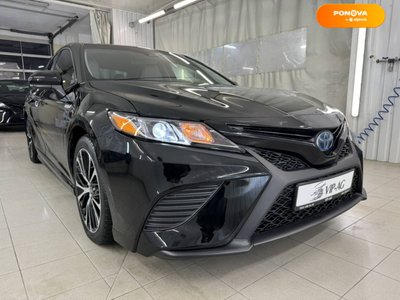 Toyota Camry, 2020, Гибрид (HEV), 2.49 л., 111 тыс. км, Седан, Чорный, Киев 44396 фото