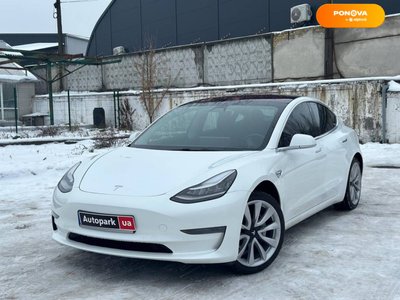 Tesla Model 3, 2017, Електро, 79 тис. км, Седан, Білий, Київ 27286 фото