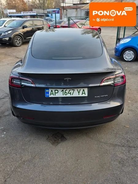 Tesla Model 3, 2022 р., Електро, 83 тис. км, Седан, Сірий, Запоріжжя AT-10409525 фото
