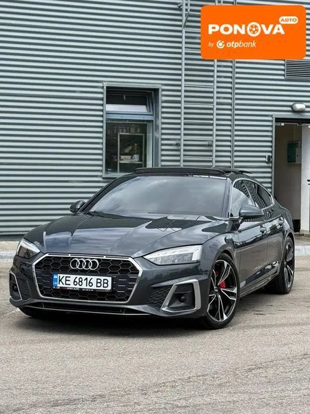 Audi A5, 2017 р., Бензин, 180 тис. км, Седан, Сірий, Дніпро (Дніпропетровськ) AT-10418661 фото