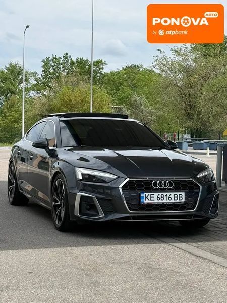 Audi A5, 2017 р., Бензин, 180 тис. км, Седан, Сірий, Дніпро (Дніпропетровськ) AT-10418661 фото