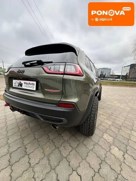 Jeep Cherokee, 2020 р., Бензин, 124 тис. км, Позашляховик / Кросовер, Зелений, Черкаси AT-10411028 фото