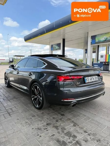 Audi A5, 2017 р., Бензин, 180 тис. км, Седан, Сірий, Дніпро (Дніпропетровськ) AT-10418661 фото
